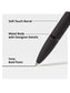 Monterey Ballpoint Pens - Soft Touch, The Monterey, Black, 0.43" x 0.53" x 5.51", Black, 0.43" X 0.53" X 5.51" Size, Set of 12, 843463137865