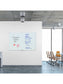 Frameless Glass Magnetic Dry Erase Board VP, White, 70" x 47", 6 x 4, White, 70" X 47" Size, Set of 1, 843463139746