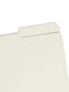 SafeSHIELD® Pressboard Fastener File Folders, 2 inch Expansion, 2/5-Cut Tab, Gray/Green Color, Letter Size, 