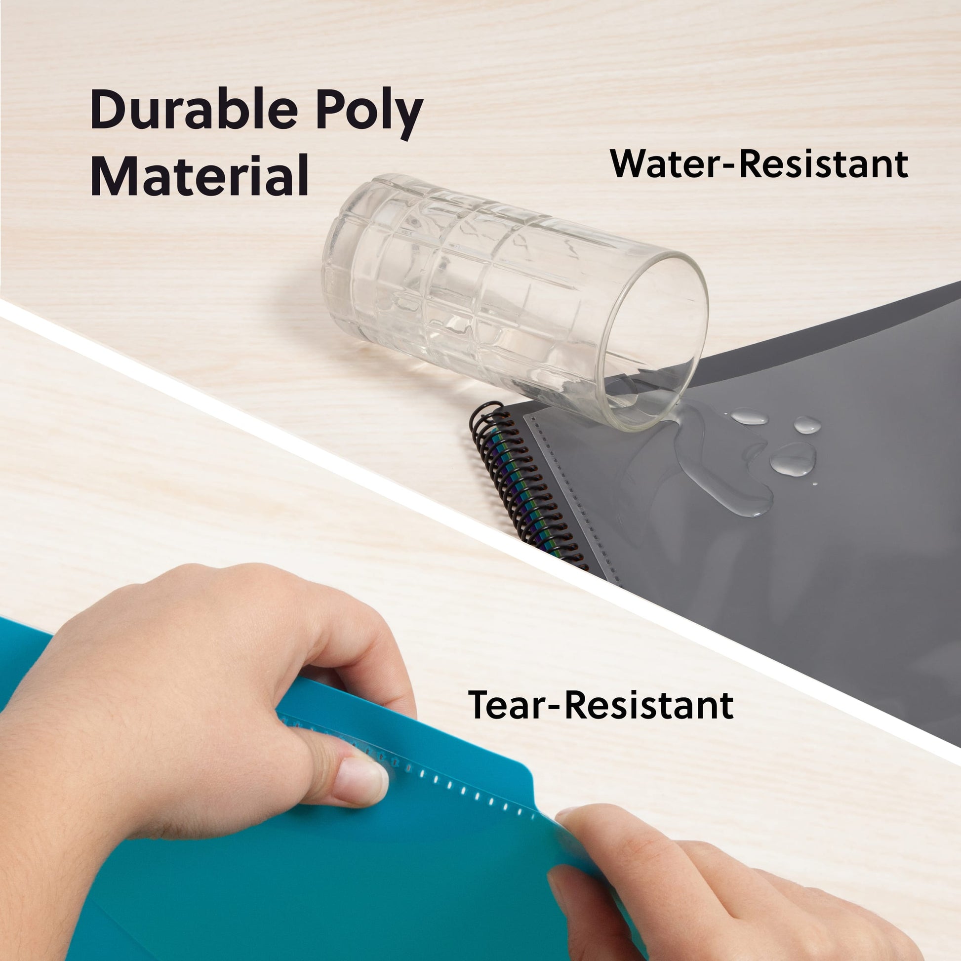 Poly Project Organizers, 12 Pockets, 1/3-Cut Tab, Gray Color, Letter Size, Set of 1, 086486892070