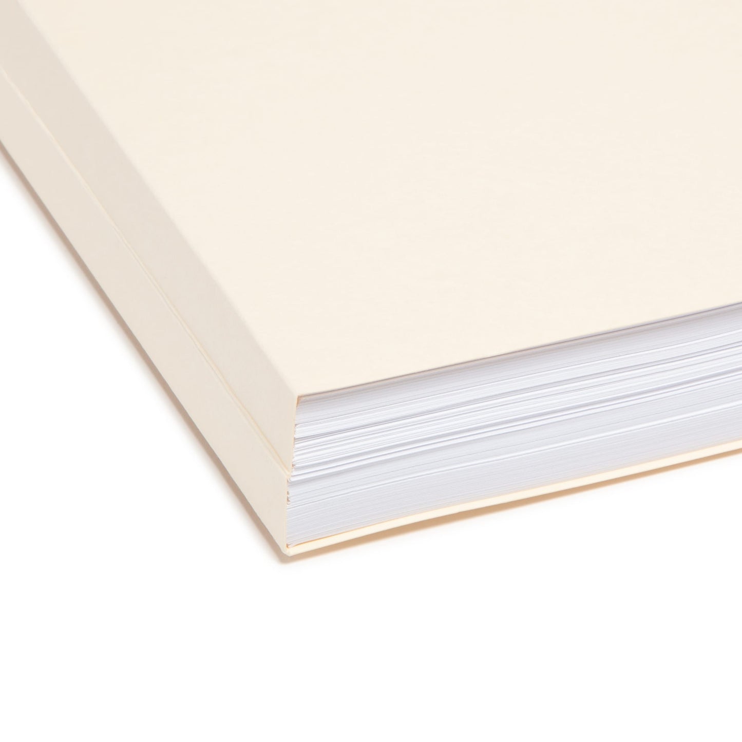 Reinforced Tab File Folders, 1.5 inch Expansion, 1/3-Cut Tab, Manila Color, Legal Size, Set of 50, 086486154055