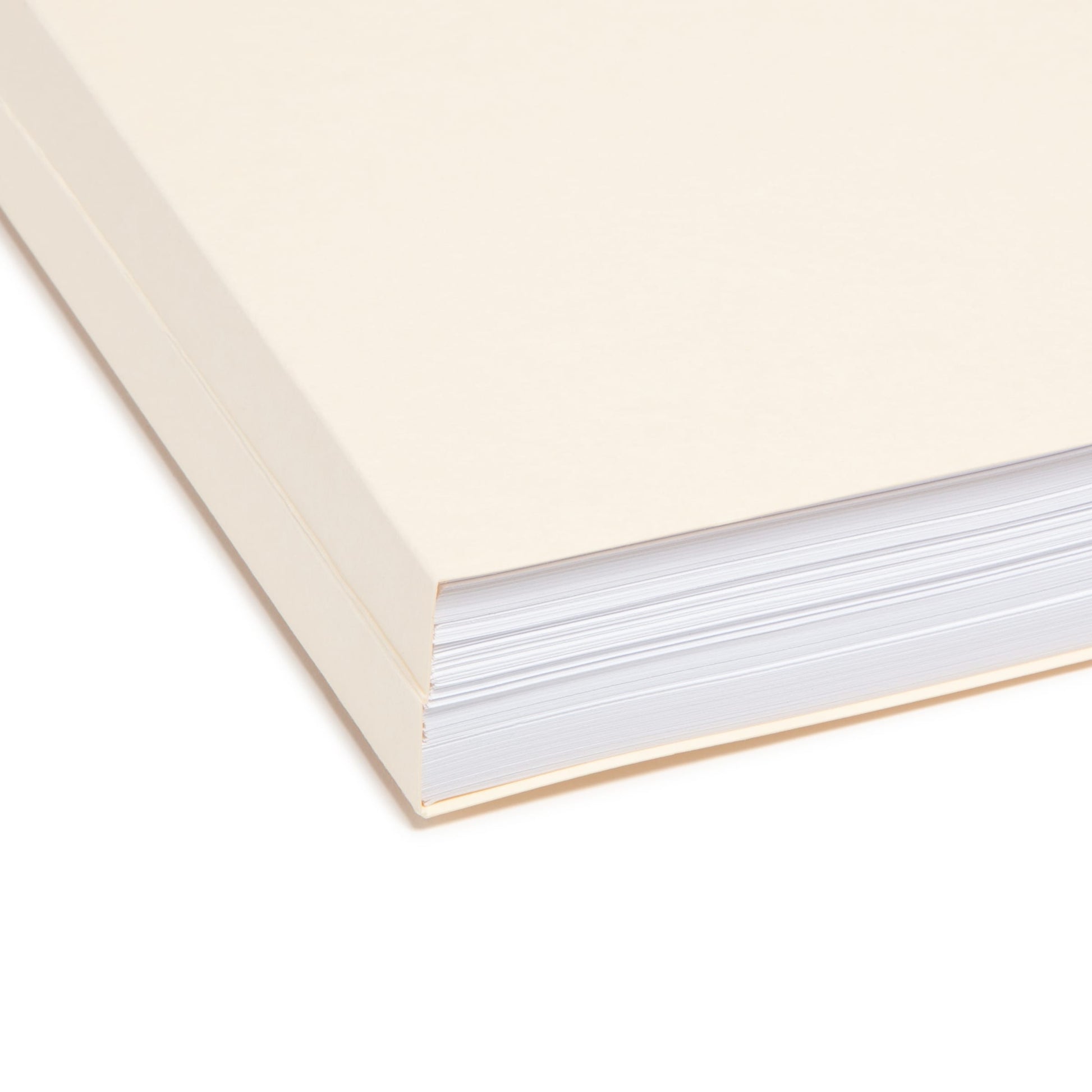 Reinforced Tab File Folders, 1.5 inch Expansion, 1/3-Cut Tab, Manila Color, Legal Size, Set of 50, 086486154055