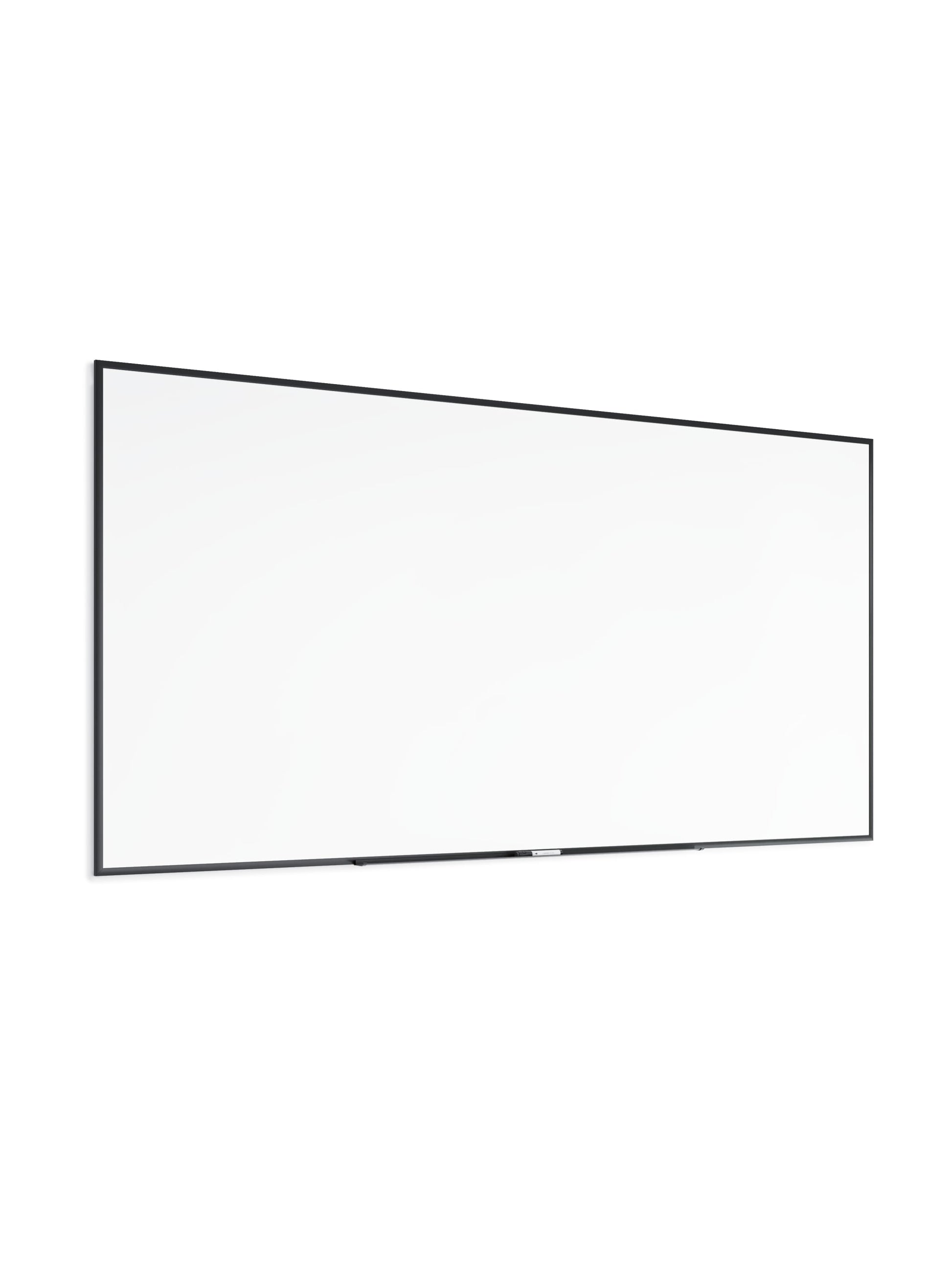 Metal Frame Dry Erase Board, Black, White, 47" x 95", 8 x 4, White, 47" X 95" Size, Set of 1, 817894028986
