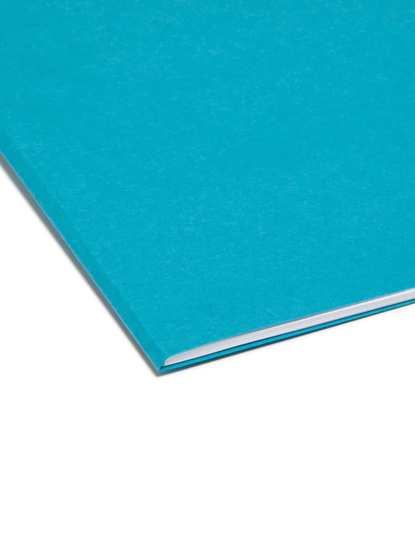 Standard File Folders, 1/3-Cut Tab, Teal Color, Letter Size, Set of 100, 086486131438