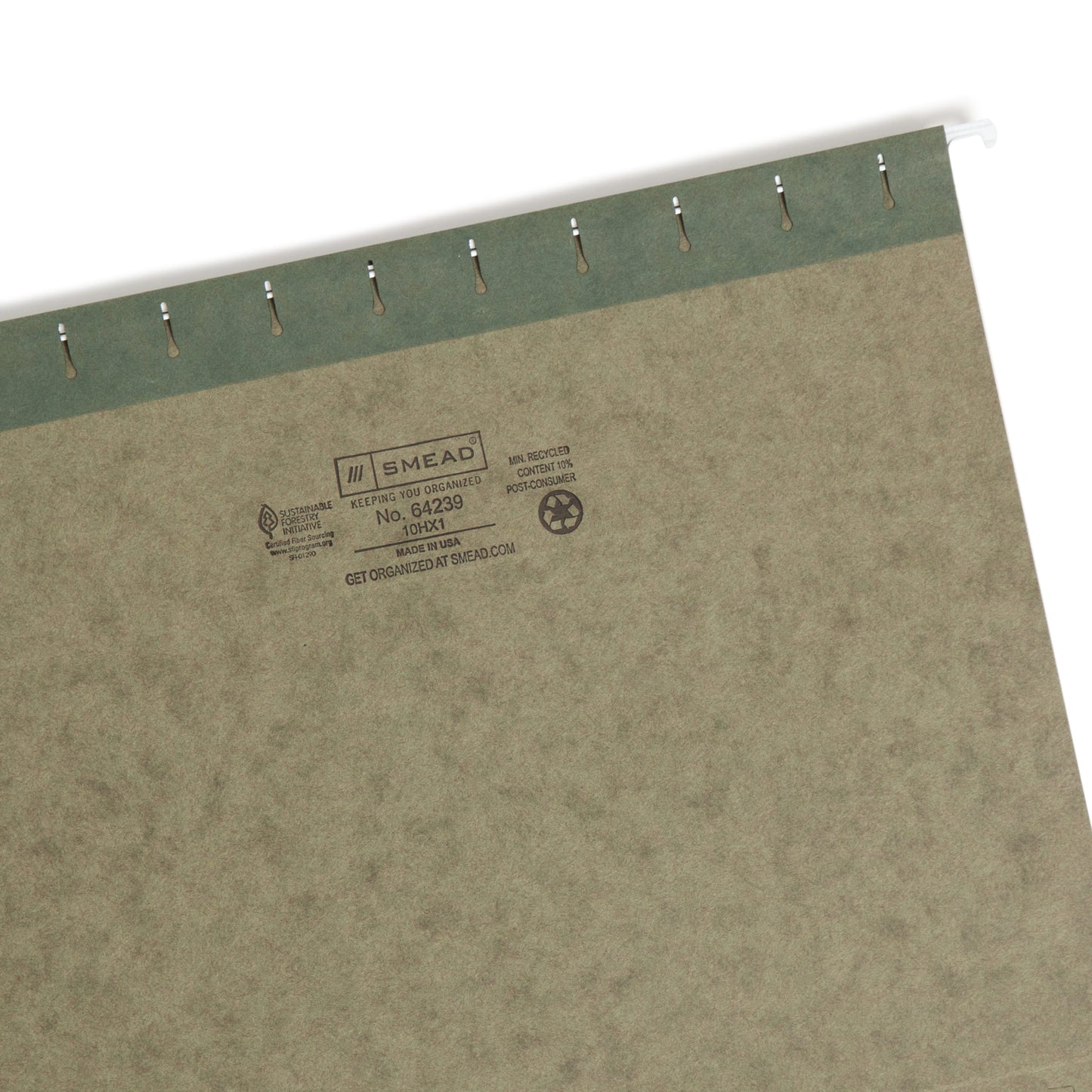 Hanging Box Bottom File Folders, 1 inch Expansion, Standard Green Color, Letter Size, Set of 25, 086486642392