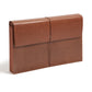 Redrope-Printed Expanding Wallets with Elastic Cord, Redrope Gusset, 3-1/2 Inch Expansion, Brown Color, Legal Size, Set of 10, 30086486713567