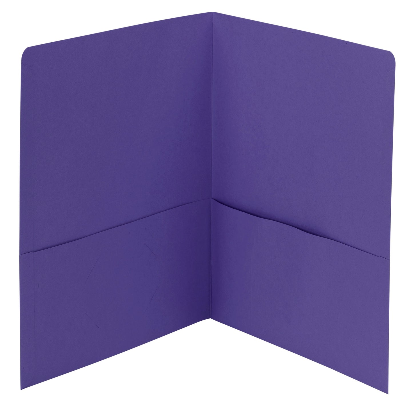 Standard Two-Pocket Folders, 2 Pockets, Purple, Letter, Purple Color, Letter Size, Set of 25, 30086486878648