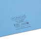 Colored File Jackets, Reinforced Straight-Cut Tab, No Expansion, Blue Color, Letter Size, Set of 100, 30086486755024