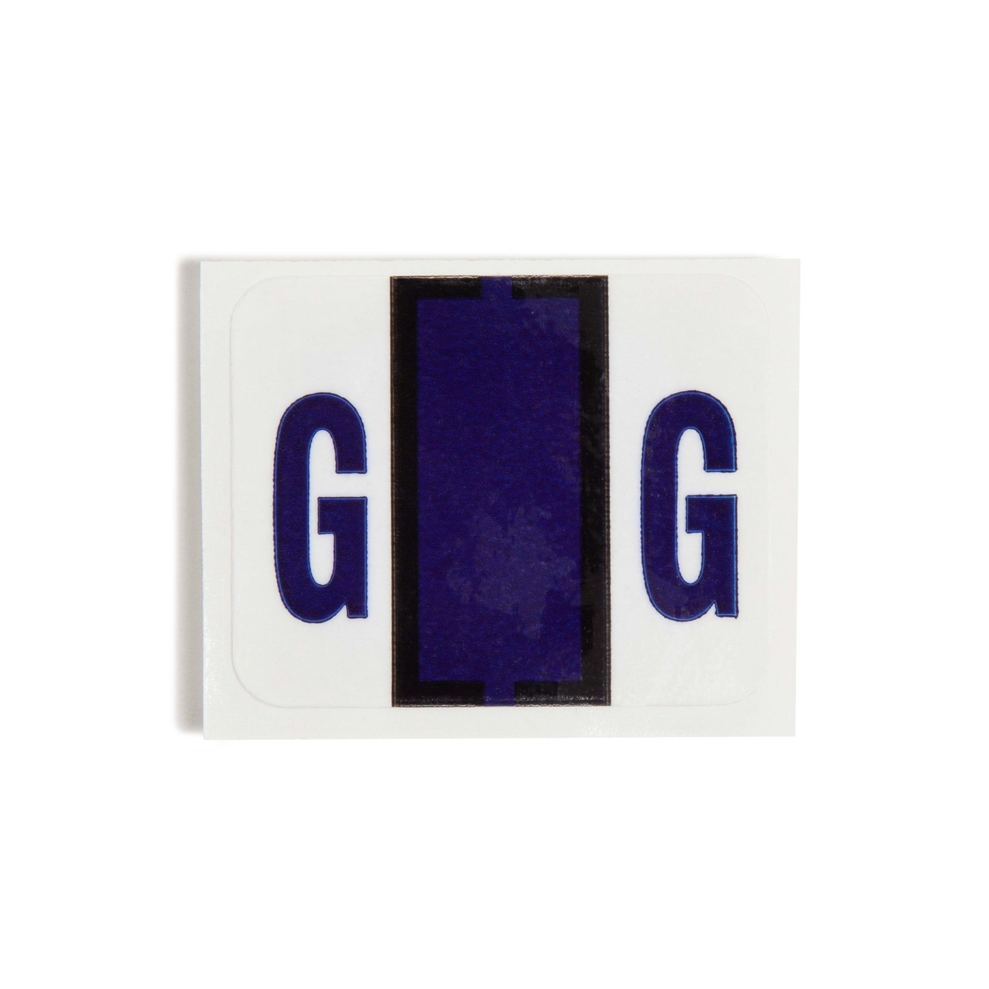 BCCR Bar Style Color-Coded Alphabetic Labels, A-Z Rolls, Violet Color, 1-1/4" X 1" Size, Set of 50, 086486670777
