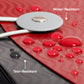 Poly Expanding Files with Flap, 12 Pockets, Wave Pattern, Red Color, Letter Size, Set of 1, 086486708661