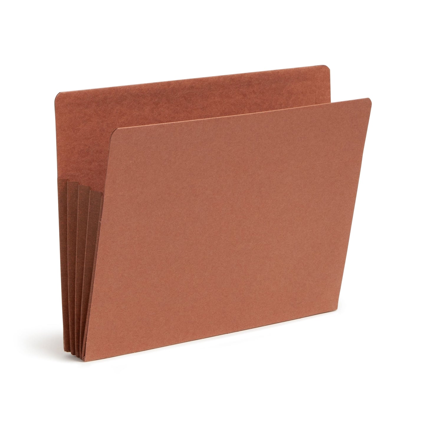 TUFF® Extra-Wide Reinforced End Tab File Pockets, Straight-Cut Tab, 3-1/2 inch Expansion, Redrope Color, Extra Wide Letter Size, Set of 10, 30086486737808