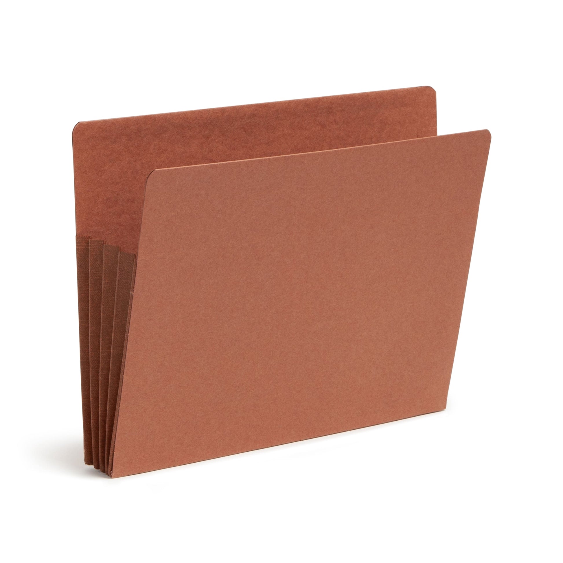 TUFF® Extra-Wide Reinforced End Tab File Pockets, Straight-Cut Tab, 3-1/2 inch Expansion, Redrope Color, Extra Wide Letter Size, Set of 10, 30086486737808