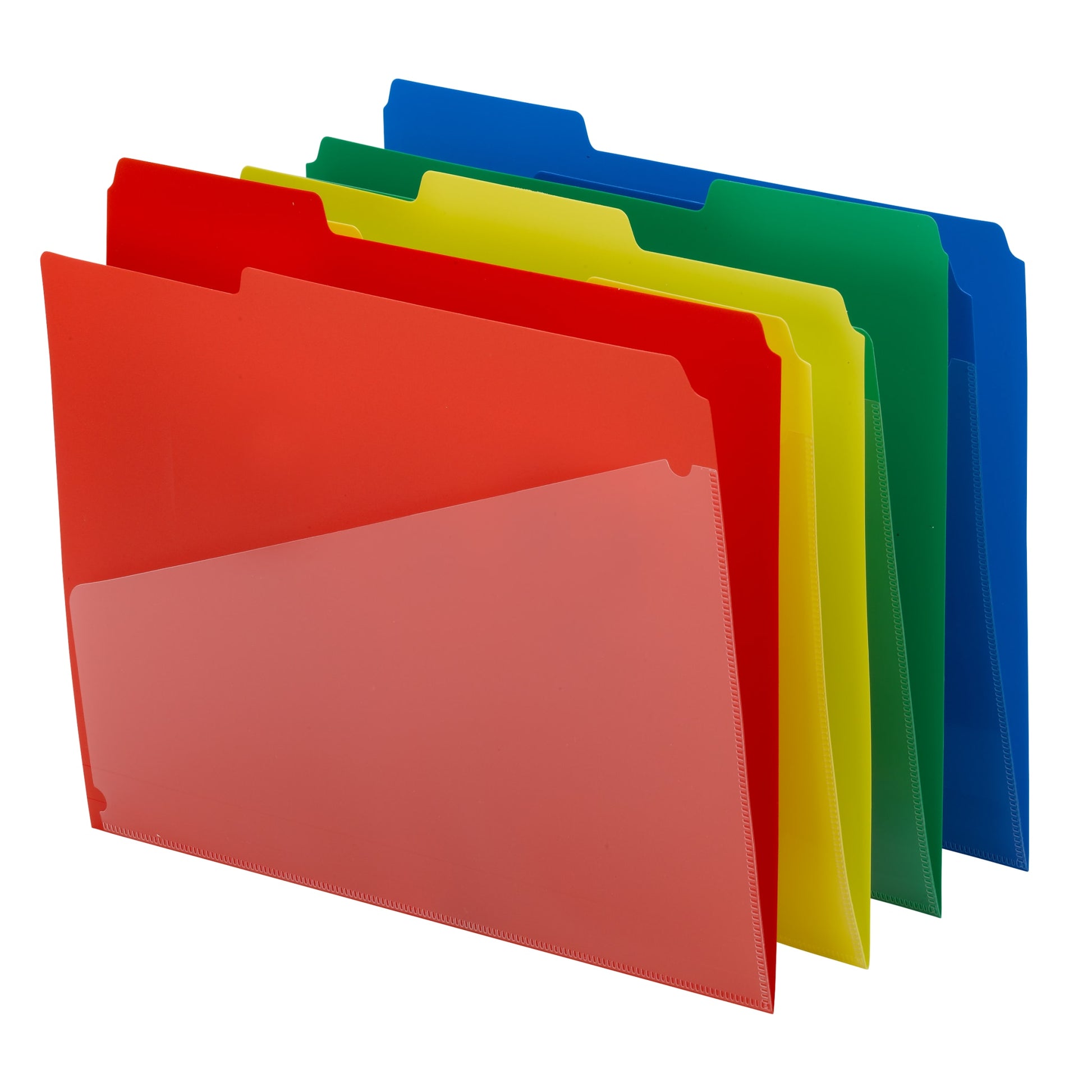 Set of 12, Shopify: poly-slash-pocket-file-folders