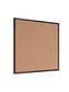 Metal Frame Cork Board, Black, Brown, 35" x 35", 3 x 3, Brown, 35" X 35" Size, Set of 1, 817894028818