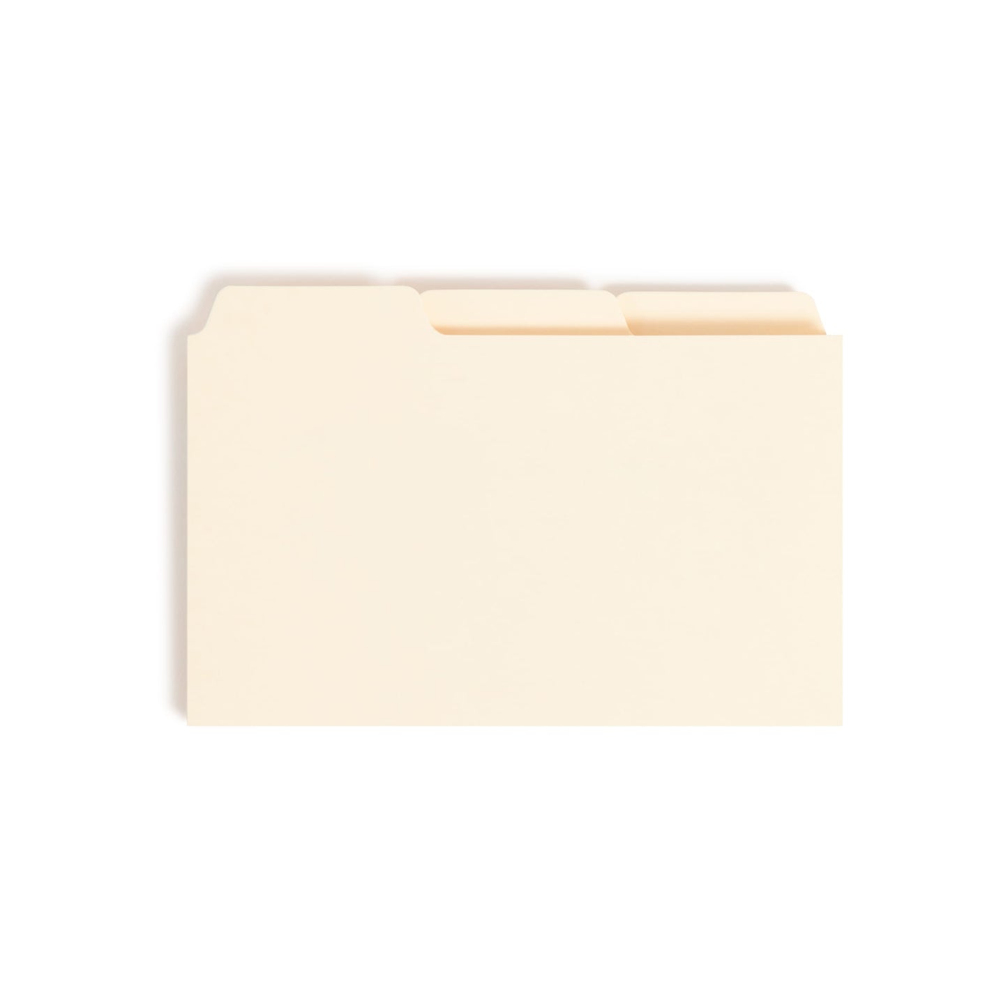 Heavyweight Card-Sized Guides with Blank or Alphabetic Tabs, Manila Color, 3" X 5" Size, Set of 100, 086486550307