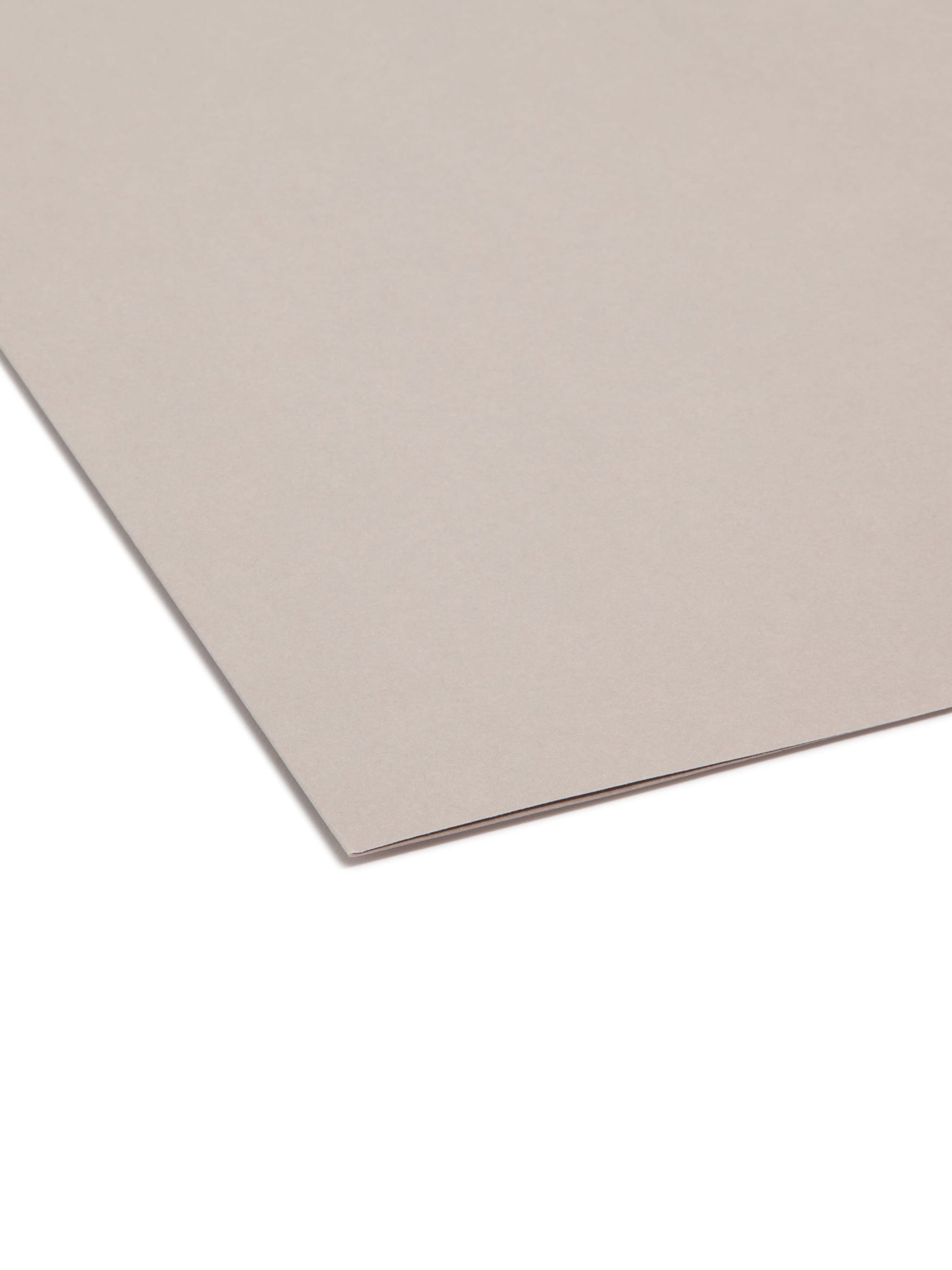 TUFF® Hanging File Folders with Easy Slide® Tabs, Gray Color, Letter Size, Set of 1, 086486640923