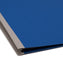 SafeSHIELD® Premium Pressboard Classification File Folders, 2 Dividers, 2 inch Expansion, 2/5-Cut Tab, Dark Blue Color, Letter Size, Set of 10, 30086486142008