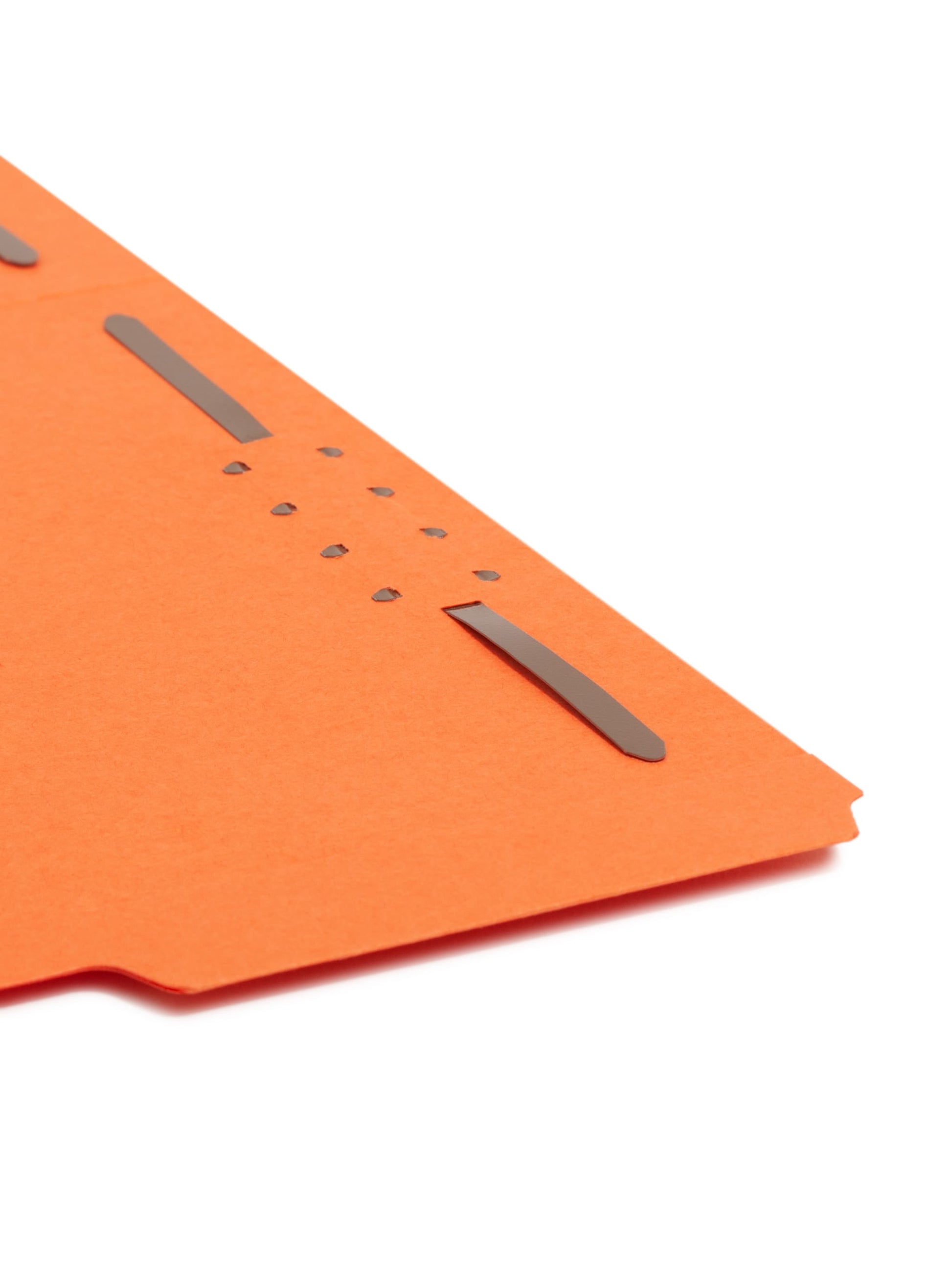 Reinforced Tab Fastener File Folders, 1/3-Cut Tab, 2 FastenersReinforced Tab Fastener File Folders, 1/3 Cut, Orange, Letter, Orange, Letter Size, Set of 50, 086486125406