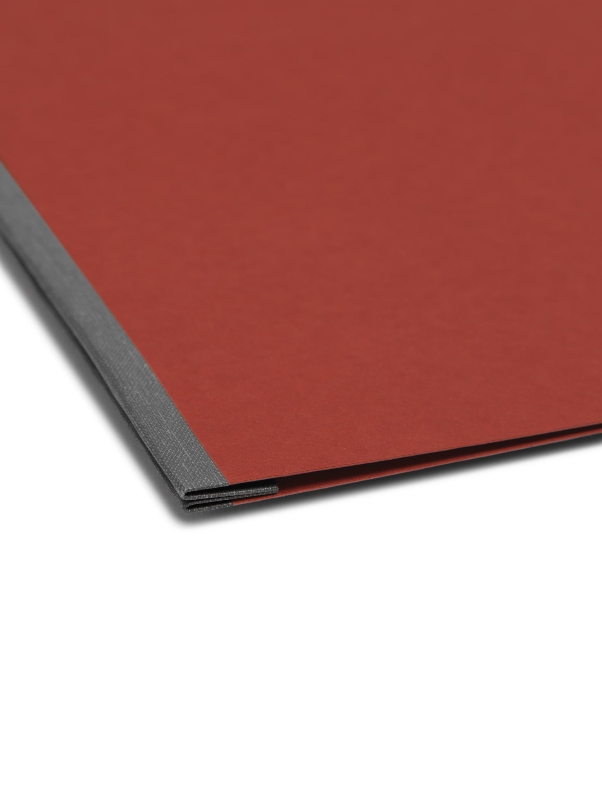 Premium Pressboard Report Covers, Metal Prong with Compressor, Side Fastener, 3 inch Expansion, 1 Fastener, Red Color, Tabloid Size, 