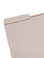 Reinforced Tab File Folders, 1/3-Cut Tab, Gray Color, Legal Size, Set of 100, 086486173346