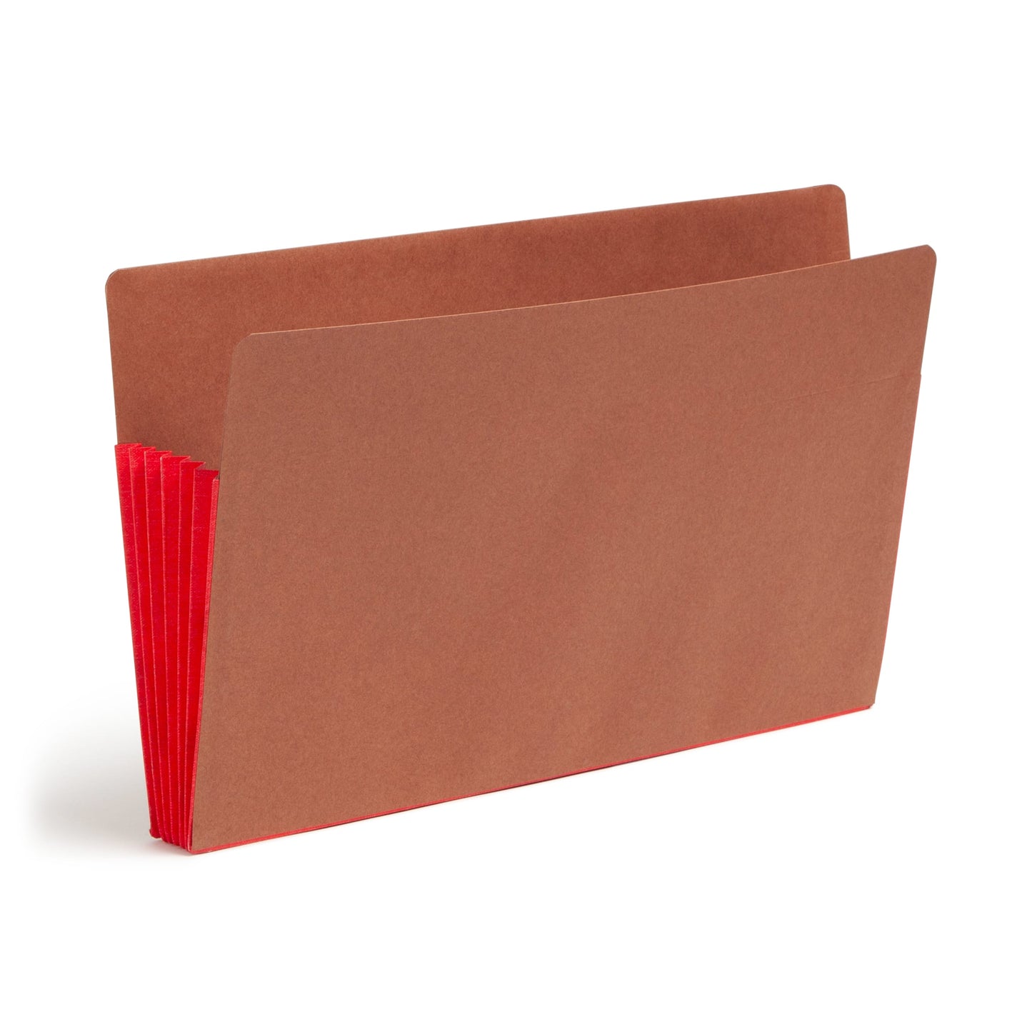 Reinforced End Tab File Pockets, Straight-Cut Tab, 5-1/4 inch Expansion, Red Color, Extra Wide Legal Size, Set of 10, 30086486746961