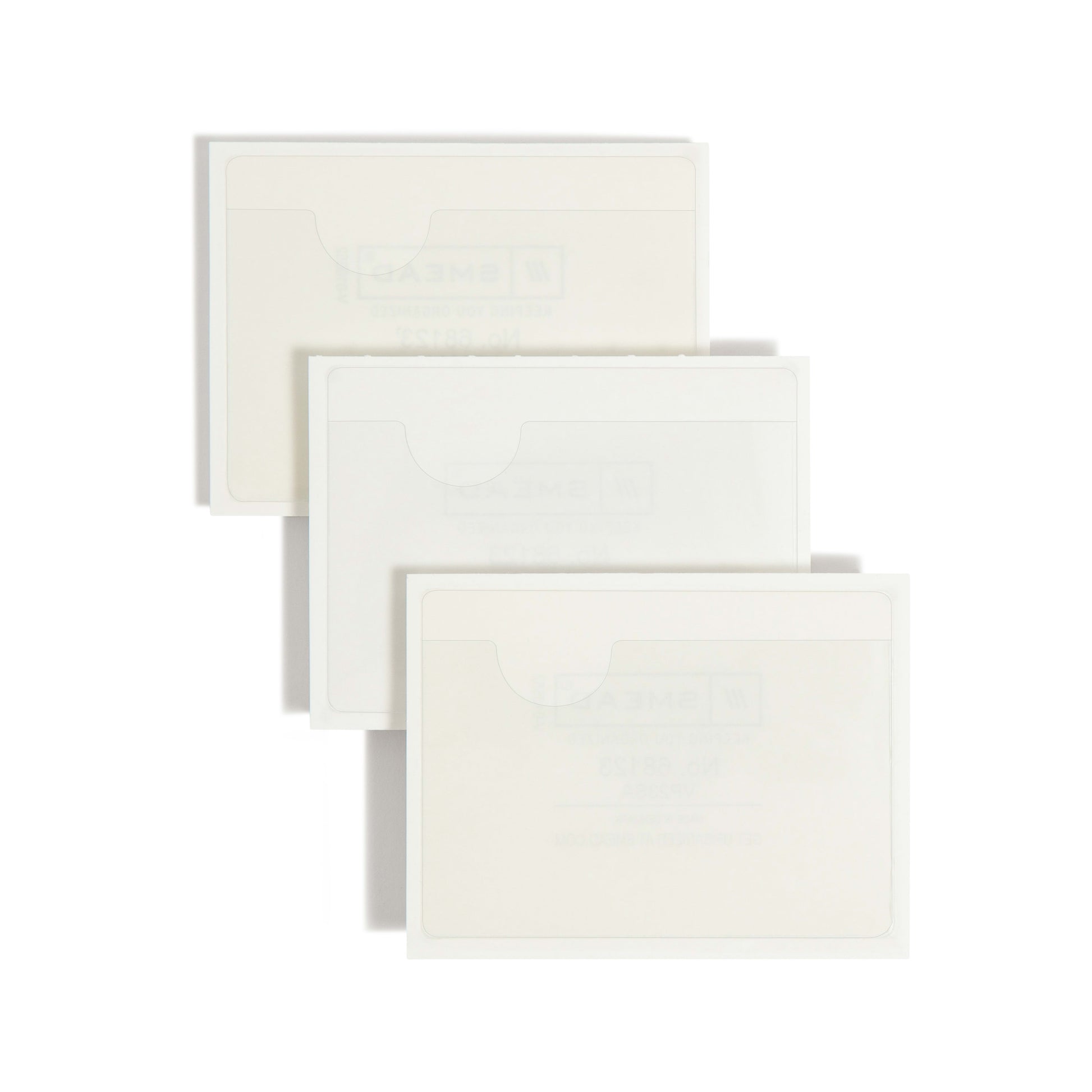 Self-Adhesive Poly Pockets, Clear Color, 2" X 3" Size, Set of 100, 086486681230