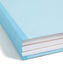 FasTab®/SafeSHIELD® Hanging Classification File Folders, 2 Dividers, Blue Color, Legal Size, 