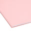 Reinforced Tab File Folders, Straight-Cut Tab, Pink Color, Letter Size, Set of 100, 086486126106