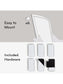 Mod Frame Cork Board, Black and Grey, Natural, 2" x 1", 2' or smaller, Natural, 2" X 1" Size, Set of 1, 812296023904