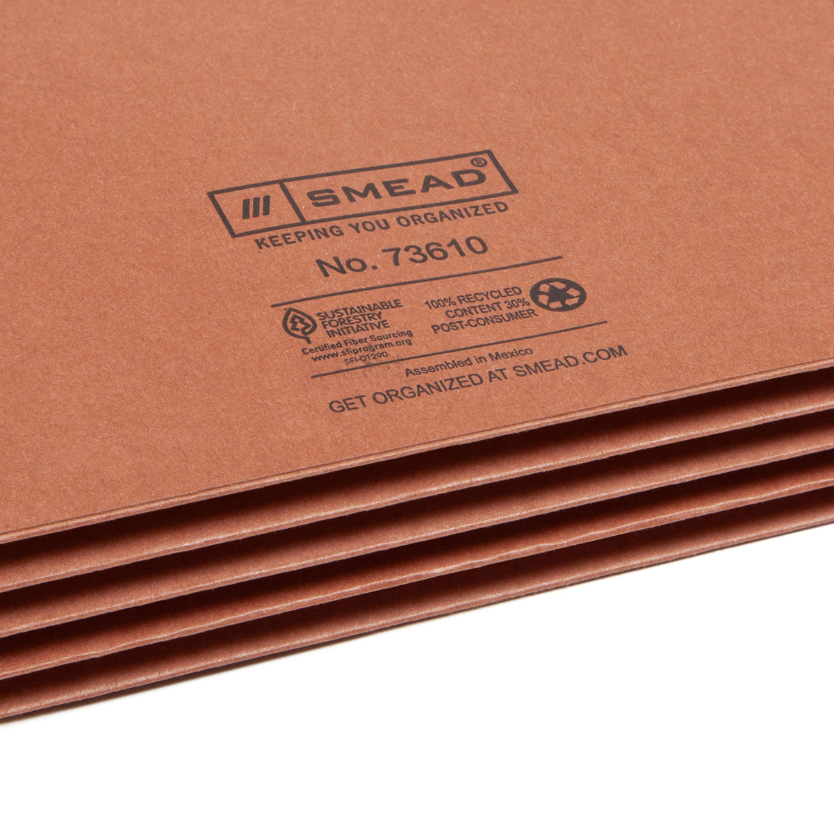 Etra-Wide End Tab File Pockets, Straight-Cut Tab, 3-1/2 inch Expansion, Redrope Color, Extra Wide Letter Size, Set of 25, 30086486736108