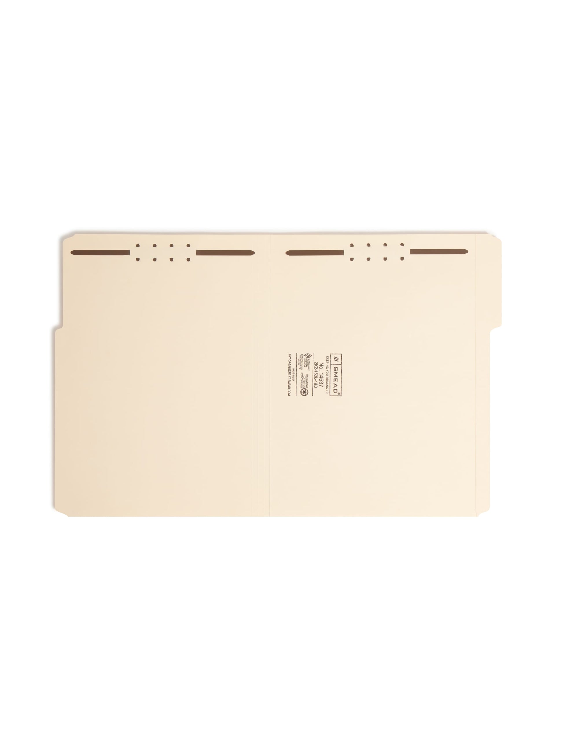 Reinforced Tab Fastener File Folders, 1/3-Cut Tab, 2 FastenersReinforced Tab Fastener File Folders, 1/3 Cut, Manila, Letter, Manila, Letter Size, Set of 50, 086486145374