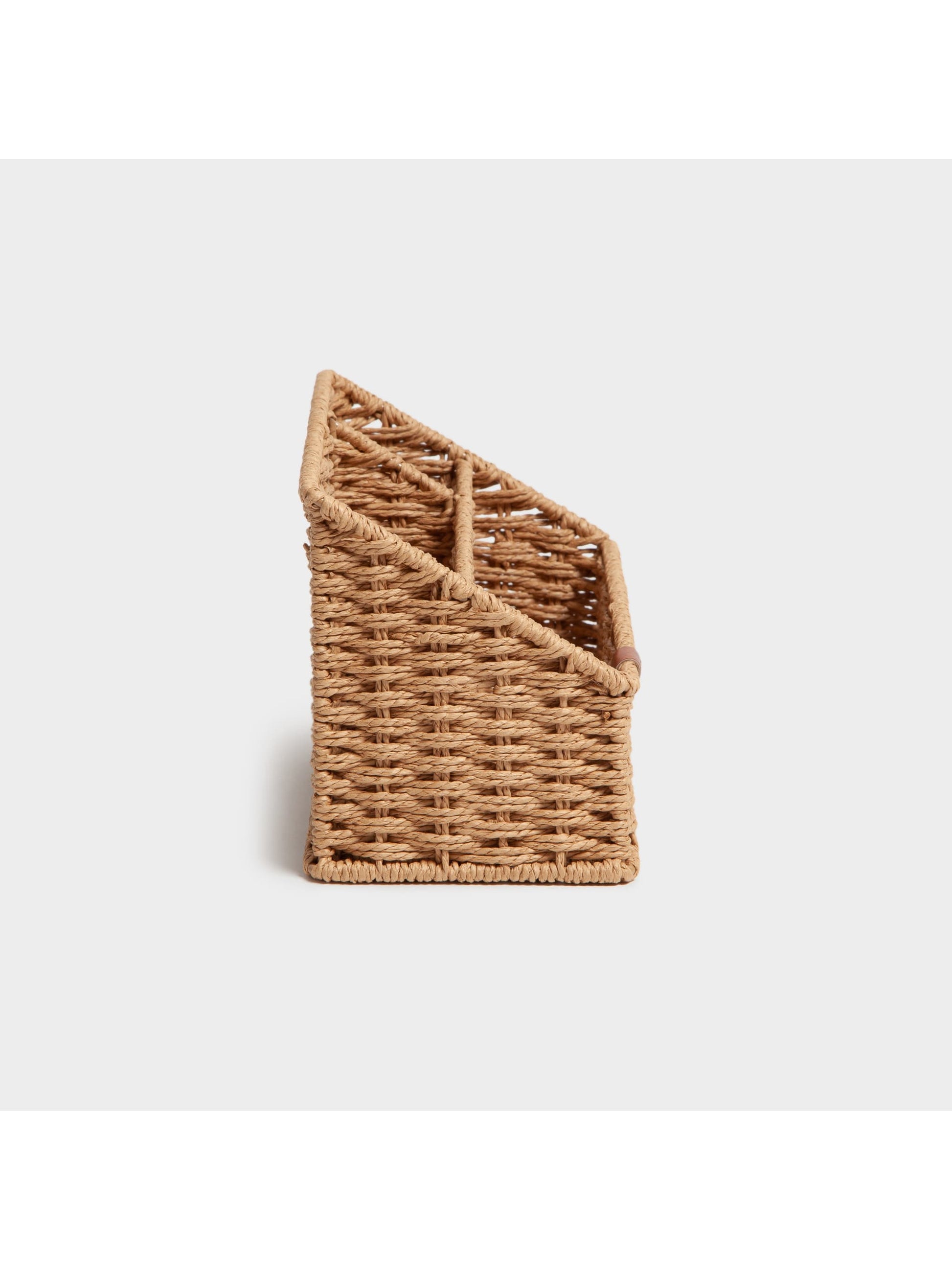 Woven Desktop Organizer, Woven, Brown, Brown, Set of 1, 843463160863
