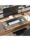 Vegan Leather Desk Pad, Charcoal Color, 36"X17" Size, 086486648288