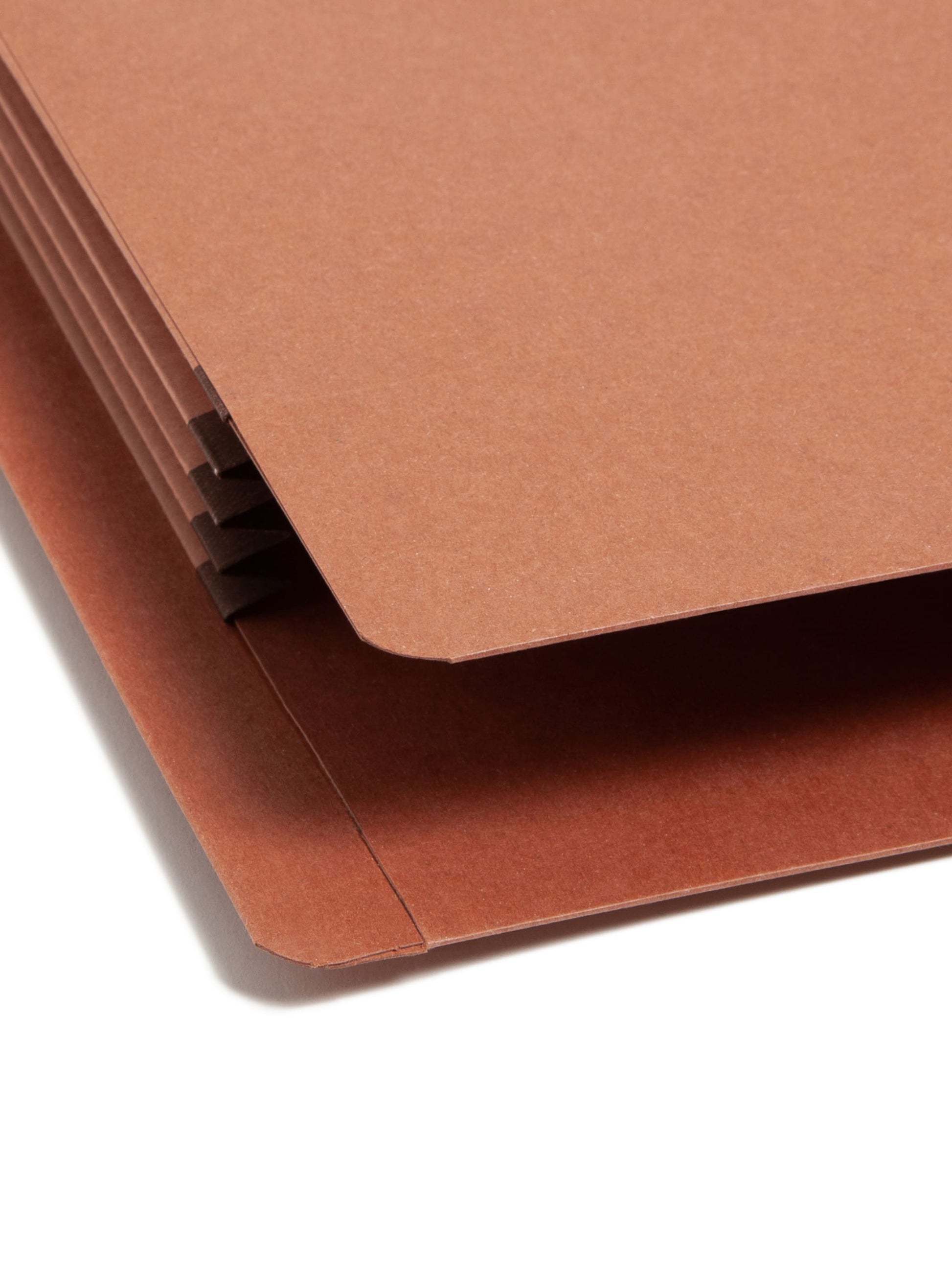 Etra-Wide End Tab File Pockets, Straight-Cut Tab, 3-1/2 inch Expansion, Redrope Color, Extra Wide Letter Size, Set of 25, 30086486736108