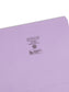 Reinforced Tab File Folders, Straight-Cut Tab, Lavender Color, Letter Size, Set of 100, 086486124102