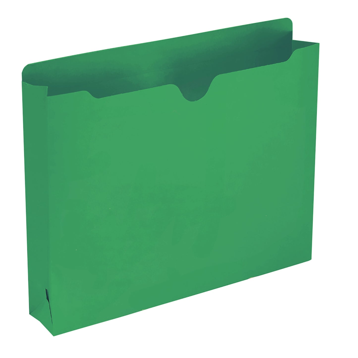Colored File Jackets, Reinforced Straight-Cut Tab, 2 inch Expansion, Green Color, Letter Size, Set of 50, 30086486755635