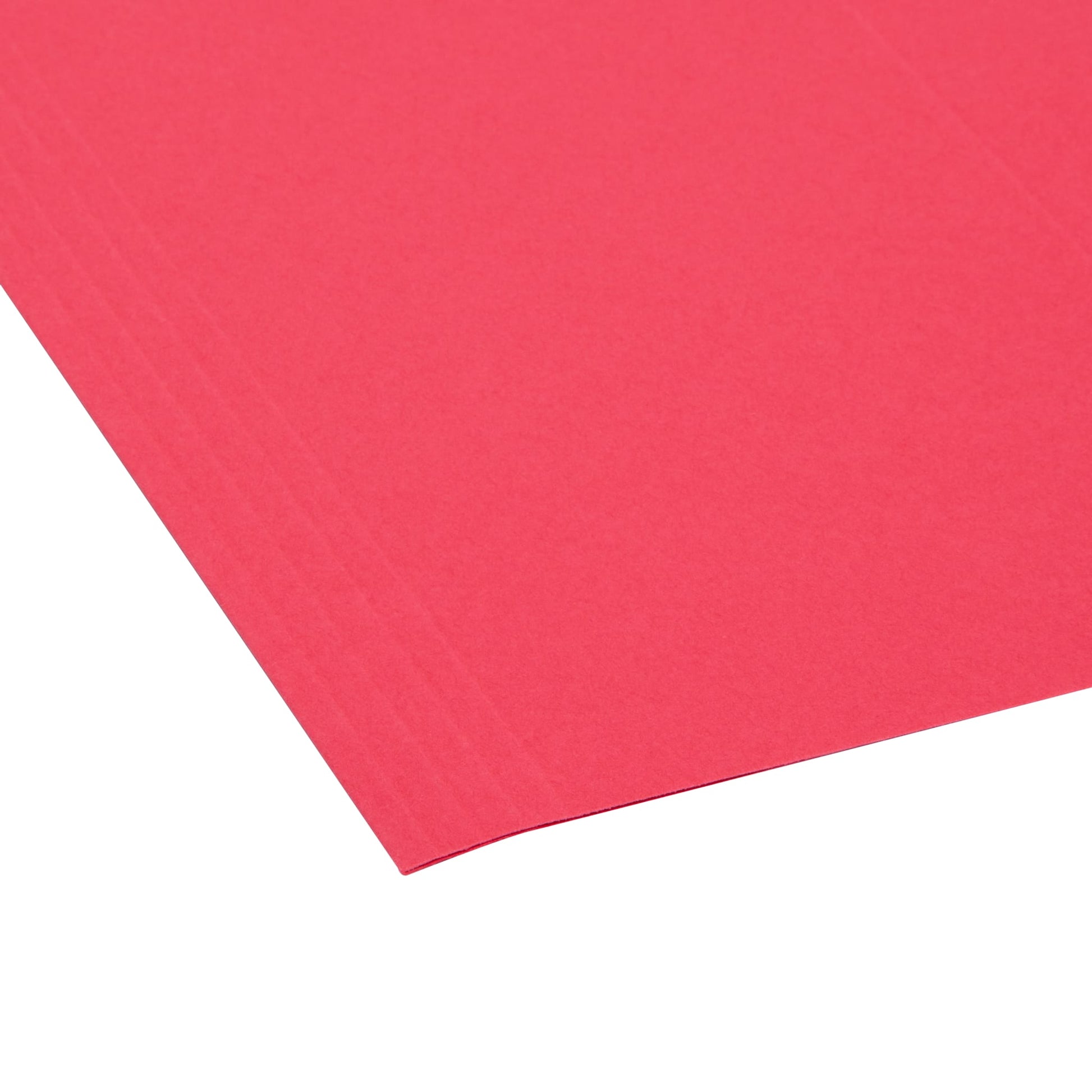 Standard Hanging File Folders with 1/5-Cut Tabs, Red Color, Legal Size, Set of 25, 086486641678