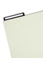 Pressboard File Folder, 1/3-Cut Tab Flat Metal, 1 inch Expansion, Gray/Green Color, Letter Size, 