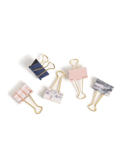 U Brands Fashion Binder Clips, Assorted Colors, 36 CT