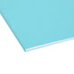 Standard Hanging File Folders with 1/5-Cut Tabs, Aqua Color, Letter Size, Set of 25, 086486640589