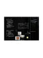 Frameless Glass Non-Magnetic Dry Erase Board, N/A, Black, 6 x 4, 6 x 4, Black, 6 X 4 Size, Set of 1, 812296021733