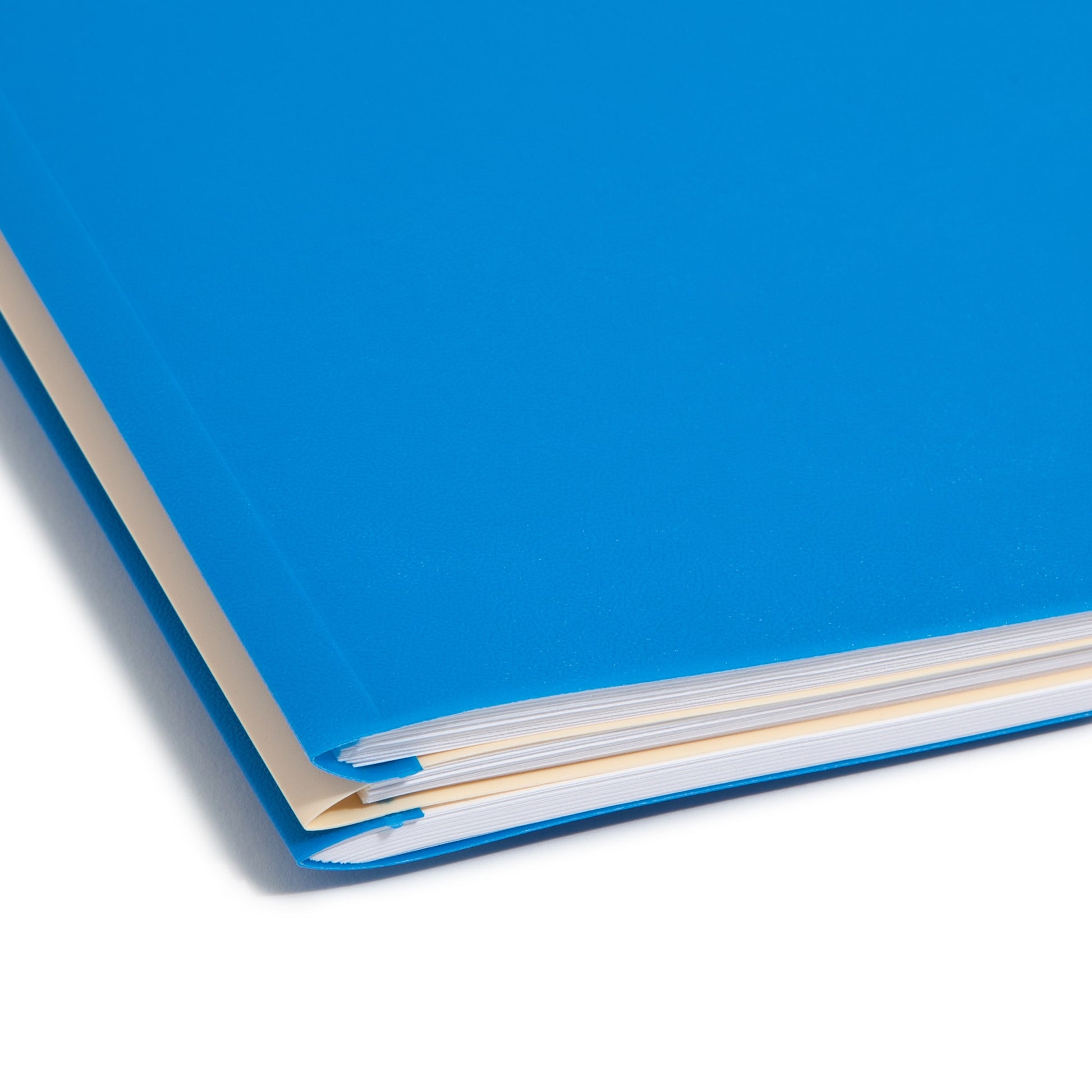 Poly Classification File Folders, Blue Color, Letter Size, Set of 10, 30086486140455