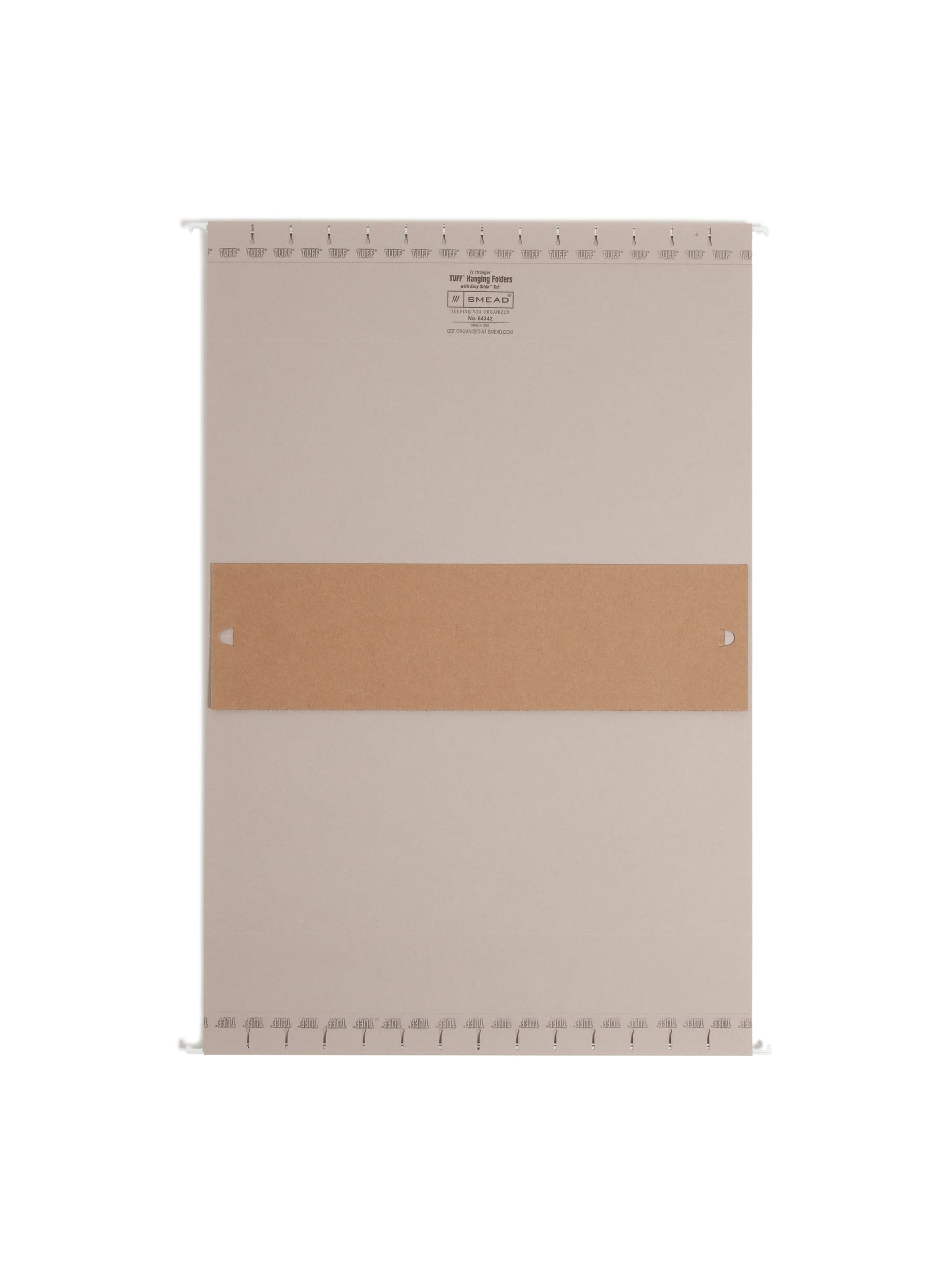 TUFF® Hanging Box Bottom File Folders with Easy Slide® Tabs, 4 inch Expansion, Gray Color, Legal Size, Set of 1, 086486643429