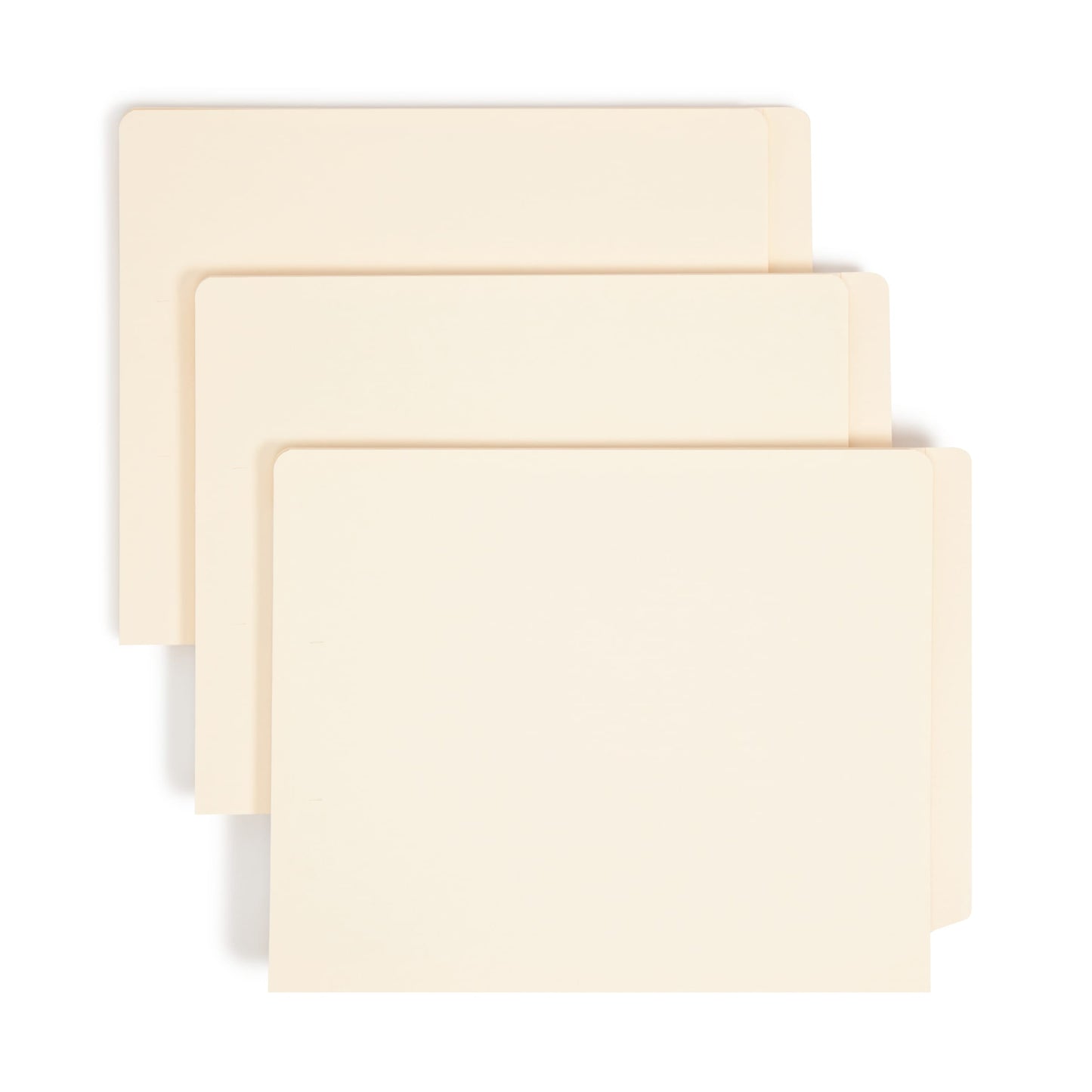 Reinforced End Tab Expanding File Folders, Straight-Cut Tab, 1-1/2 inch Expansion, Manila Color, Letter Size, Set of 50, 086486242752