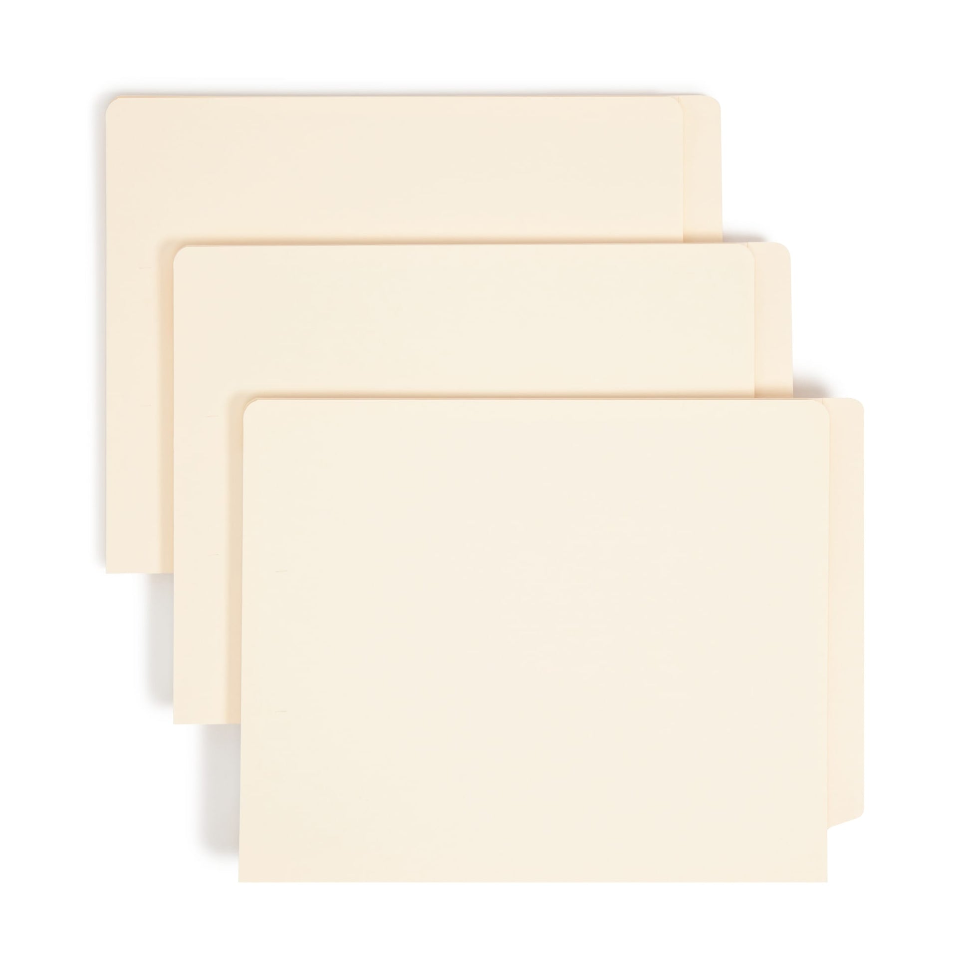 Reinforced End Tab Expanding File Folders, Straight-Cut Tab, 1-1/2 inch Expansion, Manila Color, Letter Size, Set of 50, 086486242752