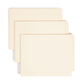 Reinforced End Tab Expanding File Folders, Straight-Cut Tab, 1-1/2 inch Expansion, Manila Color, Letter Size, Set of 50, 086486242752