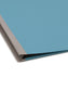 SafeSHIELD® Premium Pressboard Classification File Folders, 2 Dividers, 2 inch Expansion, 2/5-Cut Tab, Blue Color, Letter Size, Set of 10, 30086486142046
