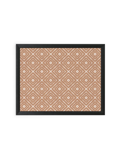 MDF Frame Cork Board, Black, Brown, 20" x 16", 2' or Smaller, Brown, 20" X 16" Size, Set of 1, 817894028832