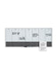 Aluminum Frame Magnetic Glass Dry Erase Weekly, White, Assorted Colors, 14.25" x 35, 3 x 1, Assorted Colors, 14.25" X 35 Size, Set of 1, 843463131993