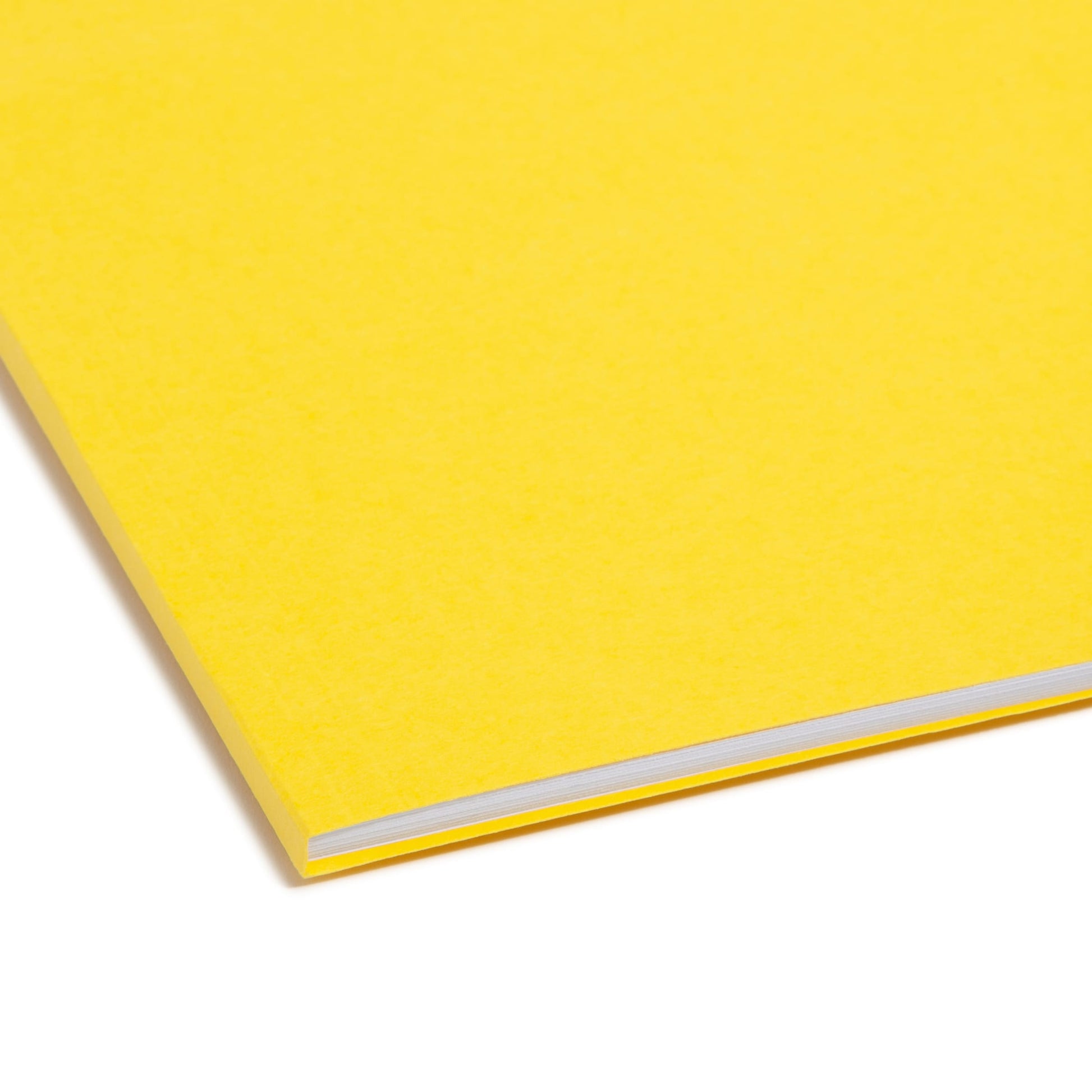 Reinforced Tab Fastener File Folders, 1/3-Cut Tab, 2 Fasteners, Yellow Color, Legal Size, Set of 50, 086486179409